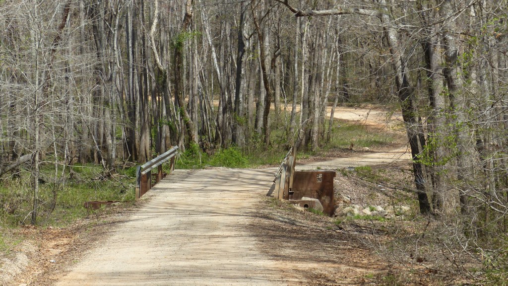 Bridge on the Rocky Mount Gravel Trail in Meriwether County, GA